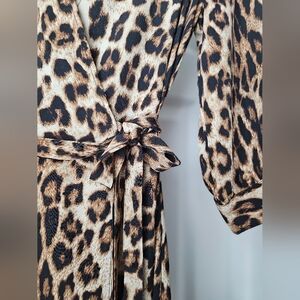 Leopard Wrap Dress